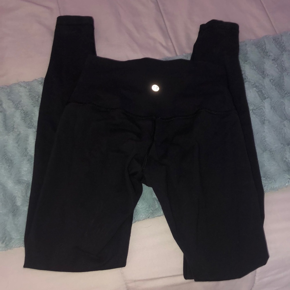 black full length lululemon leggings